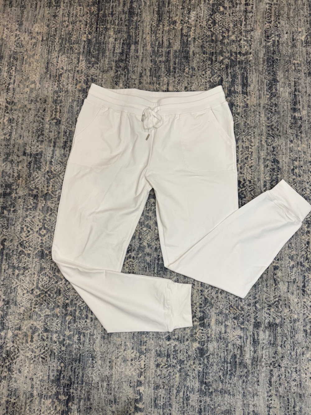 ZYIA Active White Performance Joggers XLg